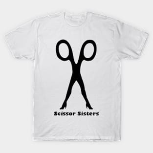 Scissor Sisters Lesbian LGBTQ Lesbian Couple T-Shirt